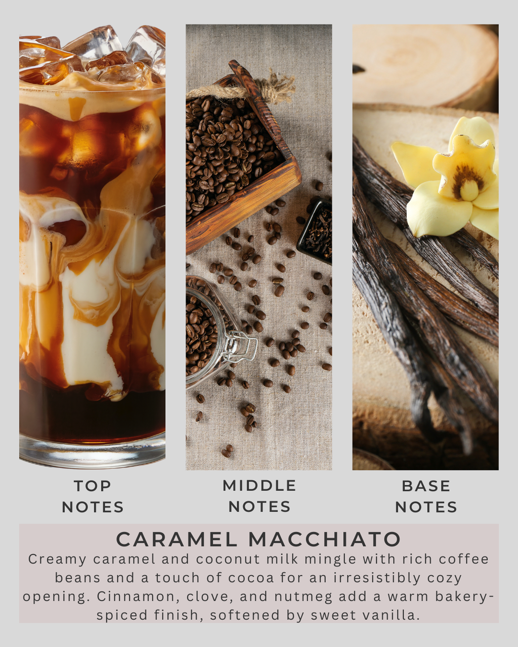 Caramel Macchiato | All Natural Soy Wax | Sunday Morning