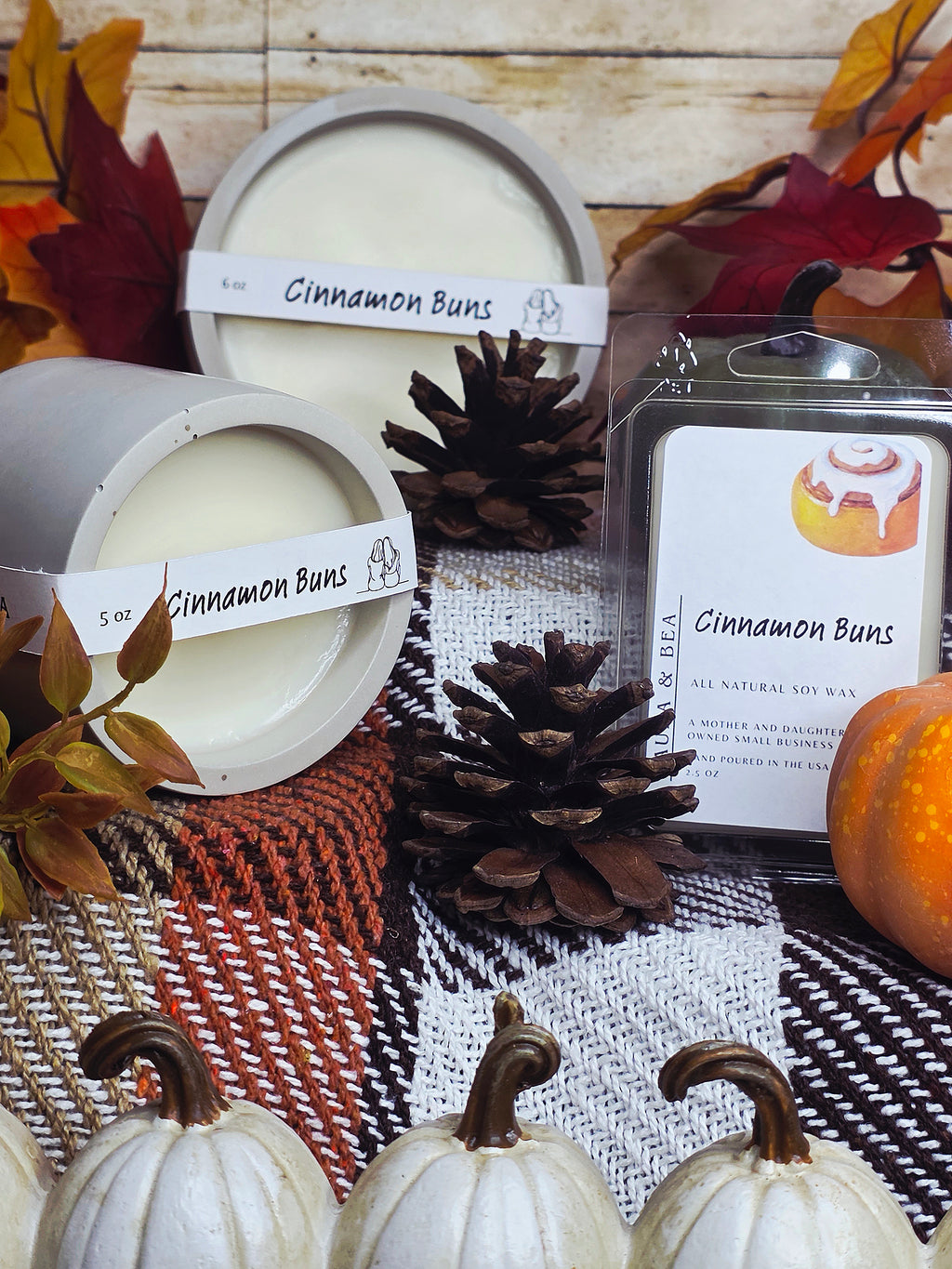 Cinnamon Buns | All Natural Soy Wax | Grandma's Kitchen