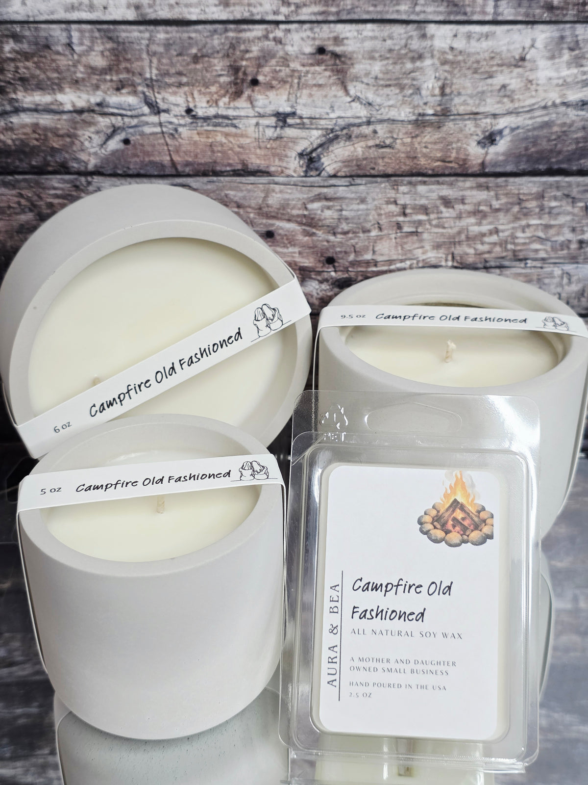 Campfire Old Fashioned | All Natural Soy Wax | Mancave